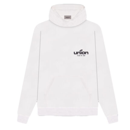 Fear Of God X Union Hoodie White
