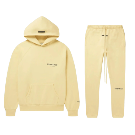 Fear of God Essentials Yellow Spring Tracksuit